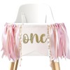 1st High Chair Banner, Birthday Banner for Girls, First Birthday,