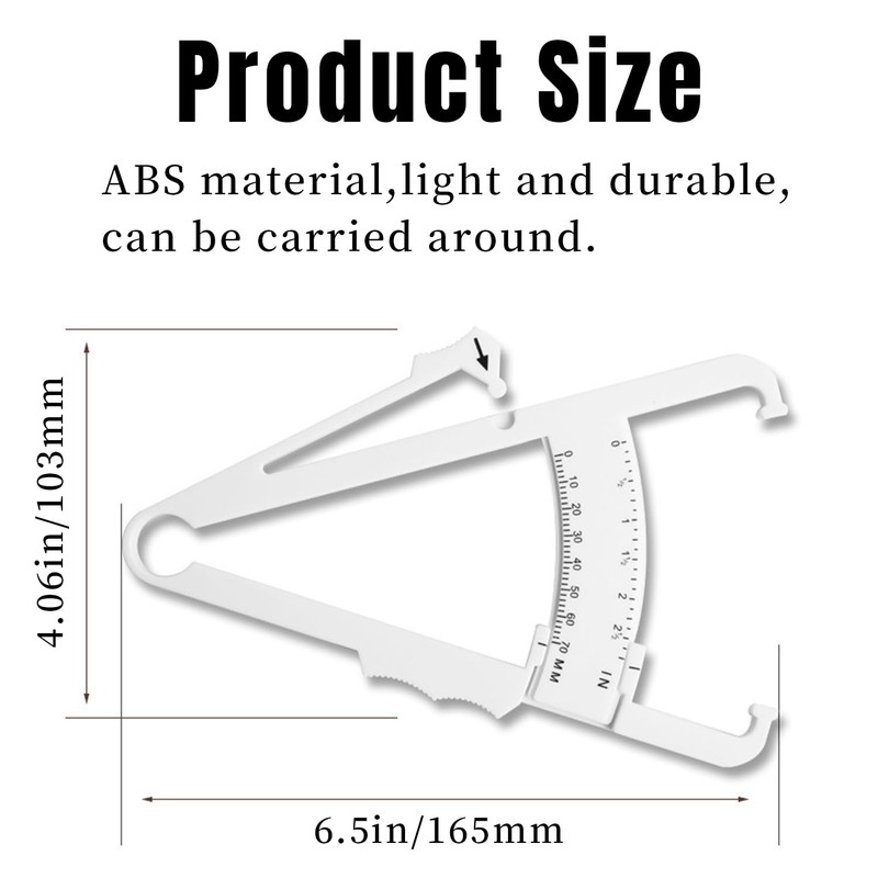 Body Fat Measurement Device,Body Fat Caliper with Body Fat Percentage