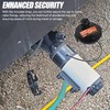 Aussio (2-Pack, Black T1020-1 Waste Valve Cap with Bayonet Hook