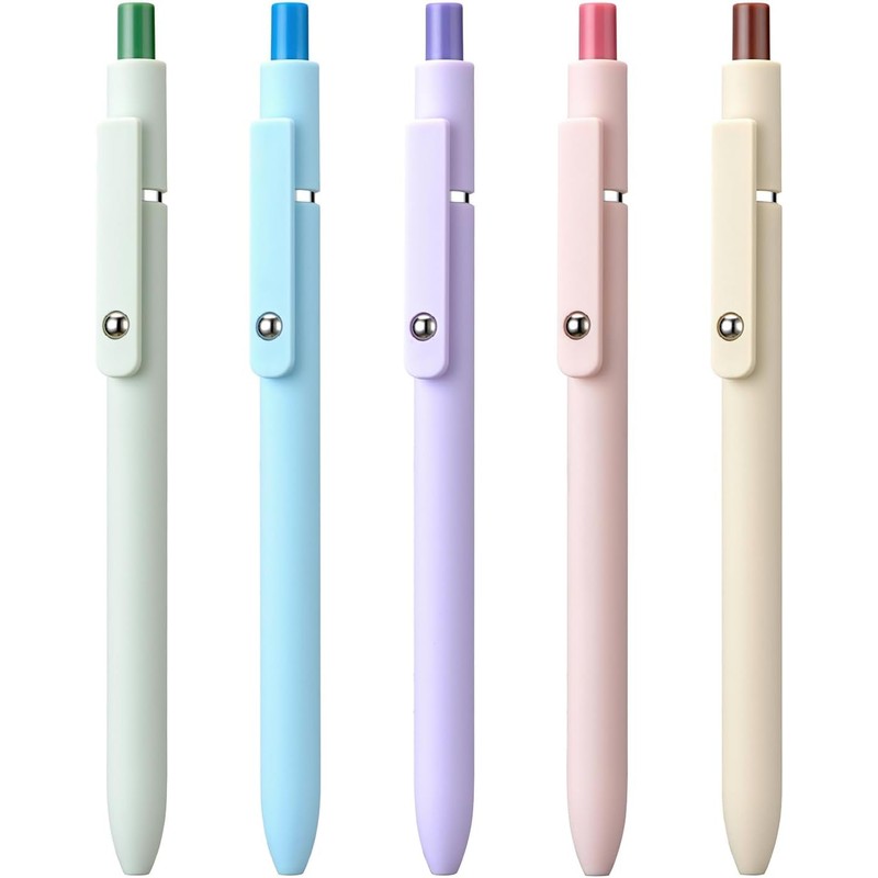 erofa Zennyth 5pcs Gel Pen Set Macaron Series 0.5mm Fine