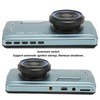 4.5in Car Dash Cam with Dual Lens 1080P HD 170