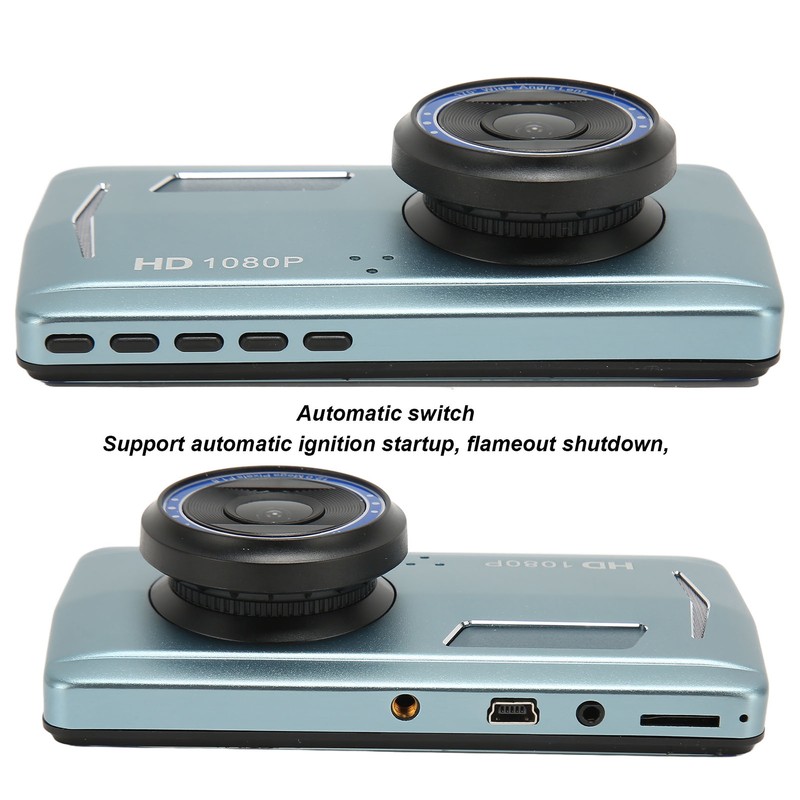 4.5in Car Dash Cam with Dual Lens 1080P HD 170