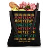 Juneteenth African American Black History Tote Bag