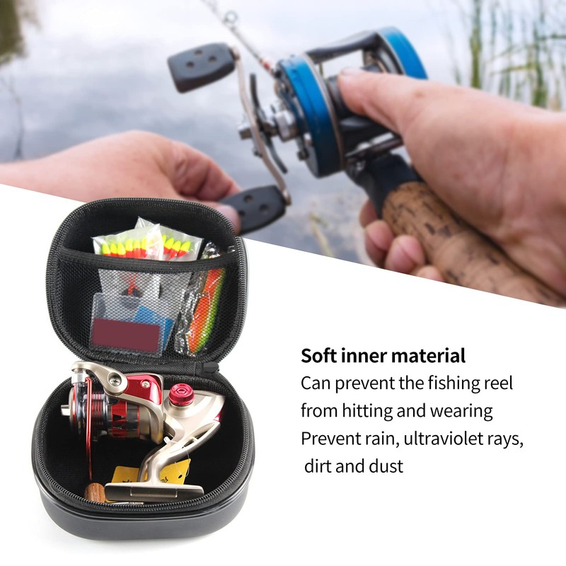 CHICIRIS Reel Wrap Fishing Package, Padded Reel Case, Outdoors Reel