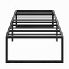 Lutown-Teen 18 Inch Twin XL Bed Frames with Fabric Bed