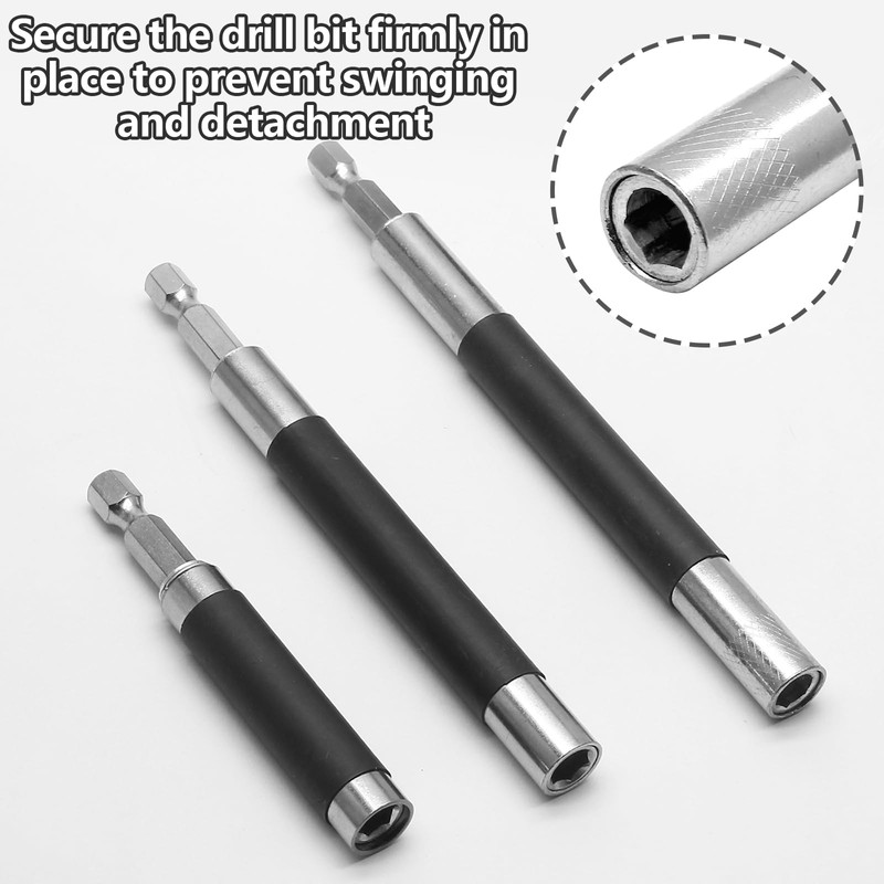 Biaungdo Magnetic Drill Bit Holder, 5 Pack Scalable Screw Drive