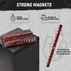 ALOANES Magnetic Socket Organizer Set, 3-Piece Heavy Duty Aluminum Socket