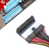 JSER ATX 24Pin Female to 24pin Male 90 Degree Power