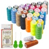 MeoZynxadril 30 Piece Sewing Thread Set, Sewing Thread, 250 Yard