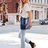 FuninCrea Denim Large Tote Bag Handbag Shoulder Bag for Women