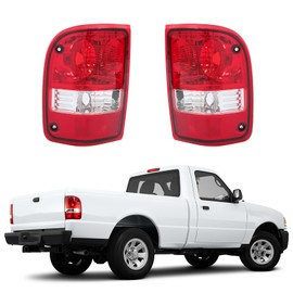 labwork Tail Lamp Light Replacement for Ranger 2001-2011 Red Lens Driver and Passenger Side Halogen Brake Light Outer 6L5Z13405AA 6L5Z13404A