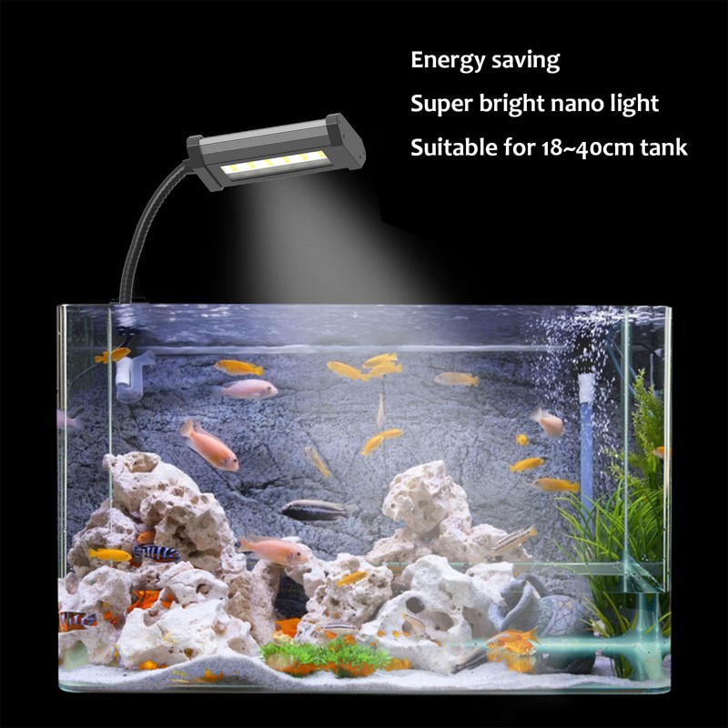 Lominie Planted Aquarium LED Light, Aquarium Grow Light Manual Timer