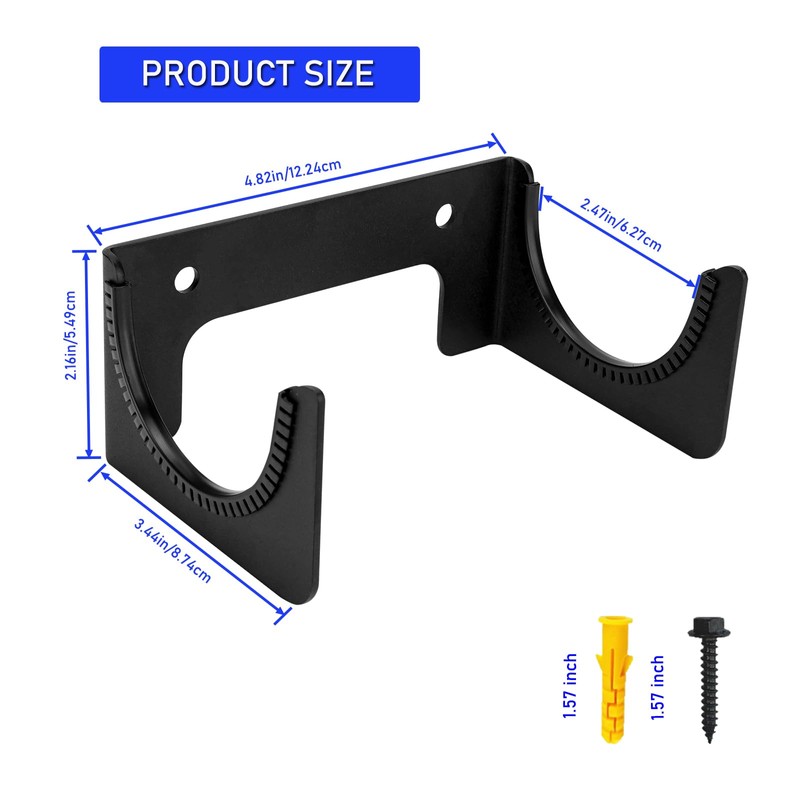 VANROUG Ironing Board Hanger Wall Mount, Iron Board Hook, Ironing