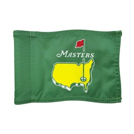 Bandera de golf temática mini, 8 x 6 pulgadas, seda de doble cara, nailon 420D resistente a la decoloración, ideal para practicar en el patio trasero, verde