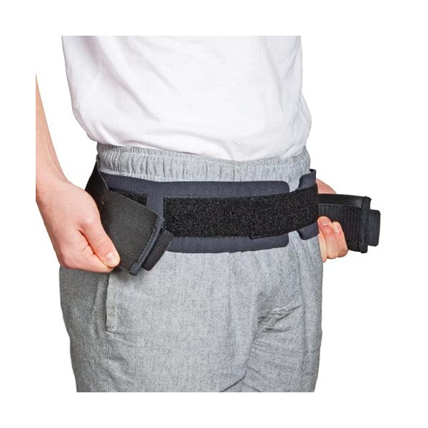 Blue Jay Sacroiliac Support Belt, Black - 52-58in. XX-Large Sacroiliac Hip Support, Slim Line Design, Adjustable Tabs for Conforming Fit. Hip & Waist Supports