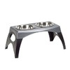 Bergan Elevated Double Bowl Feeder