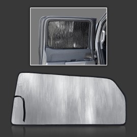 GalaxyAutoShield Custom Fit Rear Side Window Sunshades (2pcs) for 2021 2022 2023 2024 2025 2026 Ford F150 F-150 Pickup - Super Crew Cab - UV Reflector Privacy Insulated Protection (Made in USA)