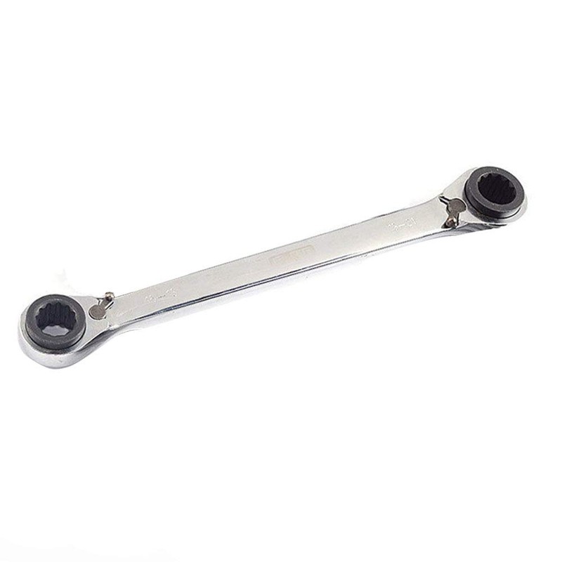 4 in 1 Reversible Ring Ratchet Spanner Double Twin Ended