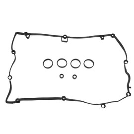 INFINAUTO Valve Cover Gasket Cylinder Head Valve Seal Gasket Spark Plug Gasket Number 11127582400 Fits MINI CLUBMAN (R55) 1.6T JC-W N18B16C Black 1 Set