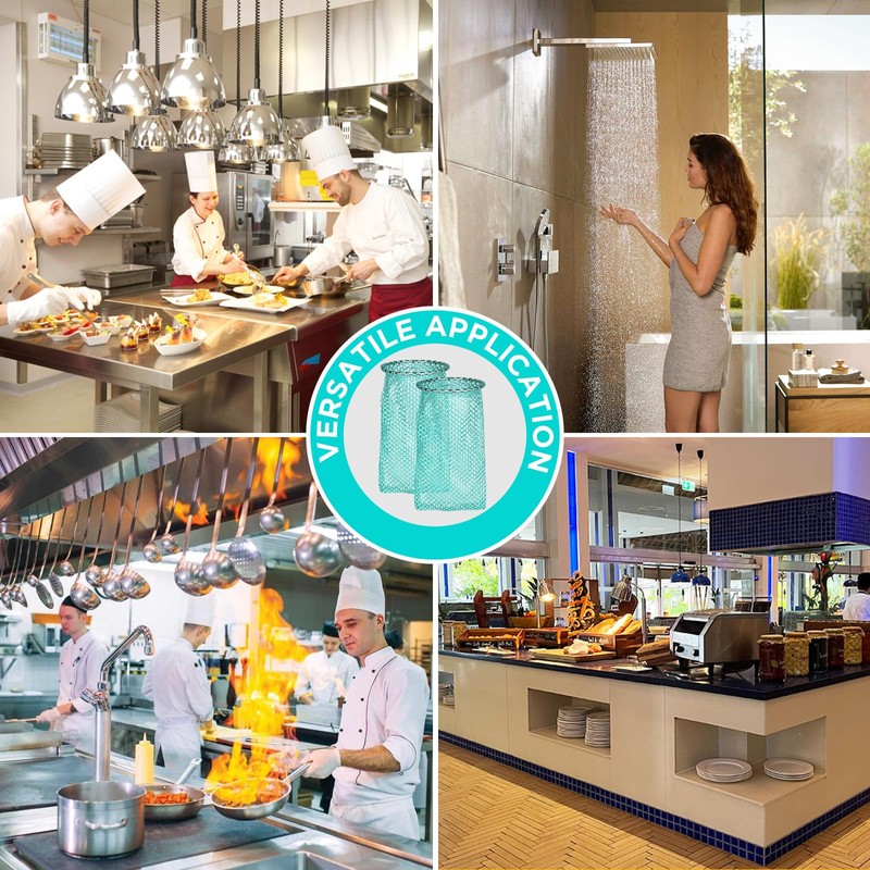 GZBEVITAR Disposable Floor Drain Strainers Mesh, Thickened Stainless Steel Floor