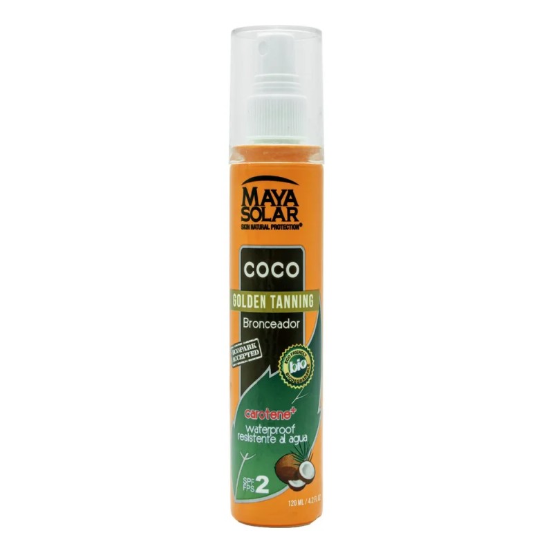 Aceite Bronceador Corporal De Coco Resistente Al Agua 120ml