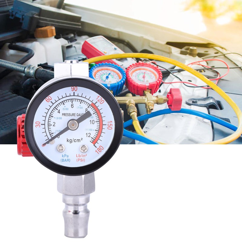 1/4 Inch Pneumatic Air Spray Gun Pressure Regulator with Pressure
