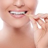 Relaxdays Wooden Toothpicks, Set of 5000, Thin Dental Woods, for