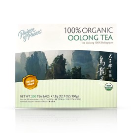 Prince Of Peace Prince of Peace 100% Organic Tea, BEST VALUE Family Size, 200 Tea Bags (Organic Oolong Tea)
