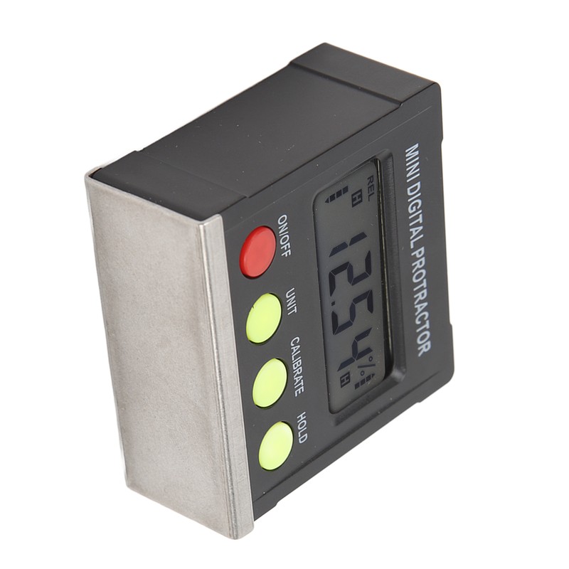 Digital Angle Finder Gauge High Accuracy 4 Botton Electronic Level