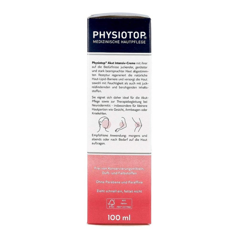 Physiotop Akut Intensive Cream 100 ml (Pack of 1)