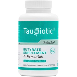 TauBiotic by RedoxBox - Butyrate (Tributyrin 500 mg) for Microbiota Dietary Supplements - 90 Enteric Soft Capsules