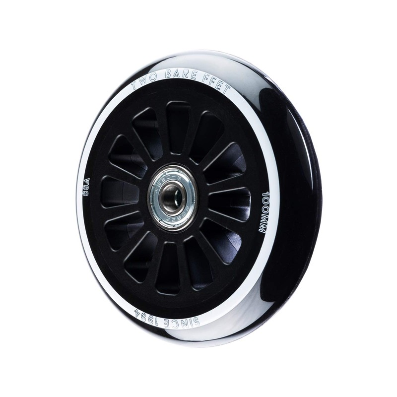 TBF Stunt Scooter Wheels - ABEC 9 Bearings Black (Pair)