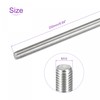 sourcing map M10 x 250mm Fully Threaded Rod 304 Stainless