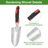 HARFINGTON 12pcs Garden Hand Shovels 11.81 x 2.95 Aluminum Transplanting