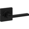 Kwikset Casey Interior Passage Door Handle Lever Matte Black Non-Locking
