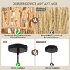 Sunli House Pendant Light Hanging Lamp - Boho Farmhouse Decor