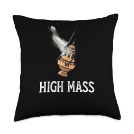 Thurible Traditional Latin Mass Catholic Throw Pillow