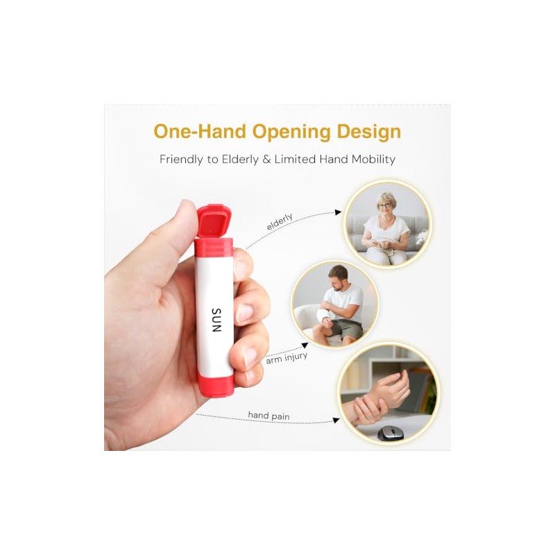 Cruxer Weekly Pill Organiser 7 Day 2 Times a Day