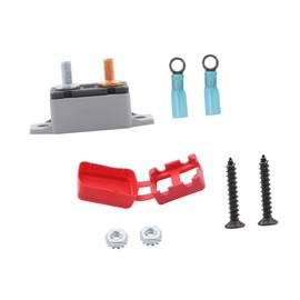 Anneome 1 Set Vacuum Bolt 20a Switch Vacuum Breaker Circuit Breaker for car 12V 24V Circuit Breaker Circuit Breaker for Boat car DC Amplifier thermoplastic Screw Breaker