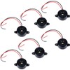 6 Pack 3-24v Piezo Electric Tone Buzzer Alarm dc 3-24