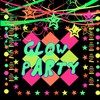 508ft UV Neon Paper Garland Crepe Streamers Glow in The