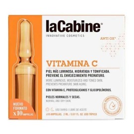 Ampolletas Faciales Para Manchas Lacabine Vitamina C 10x2ml Todo tipo de piel
