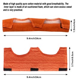 4 PCS Hard Hat Sweatband, 25x9.5CM, Hard Hat Welding Sweat Band Air Cushion Sweatband Helmet Comforter Pad,for Welding Helmets Cycle Ricing Hard Hat Band Air Cushion Sweatband Helmet Comforter Pad