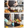 KUNANG Stainless Steel Mixing Bowls, non slip silicone base bowls