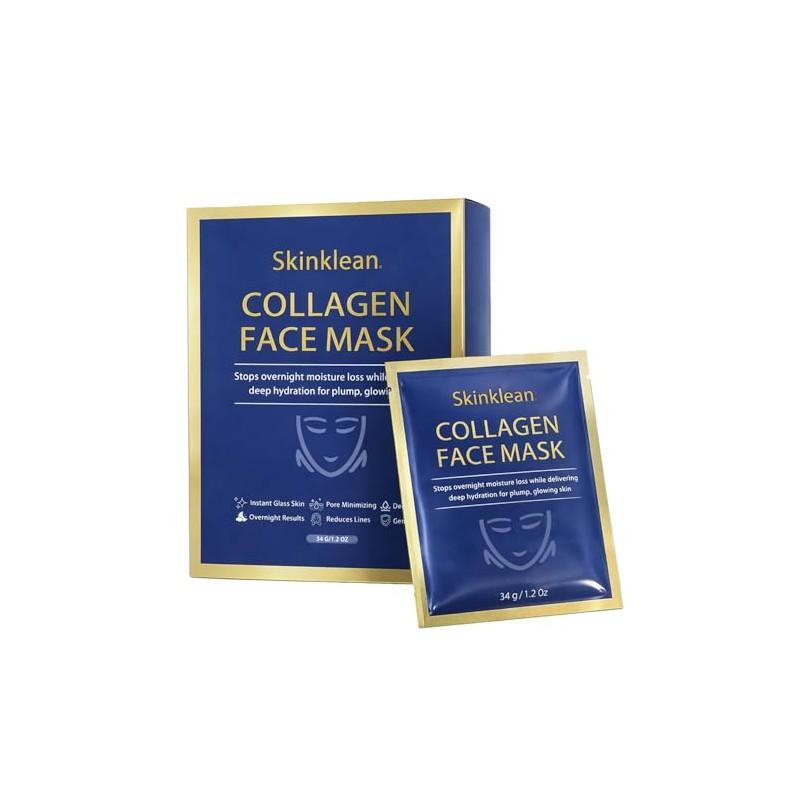 Collagen Face Mask, Deep Hydration, Refreshing And Light, Gentle Daily