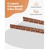 Kootek Cake Box with Board Drum, 8x8x8 Inches Tall Bakery