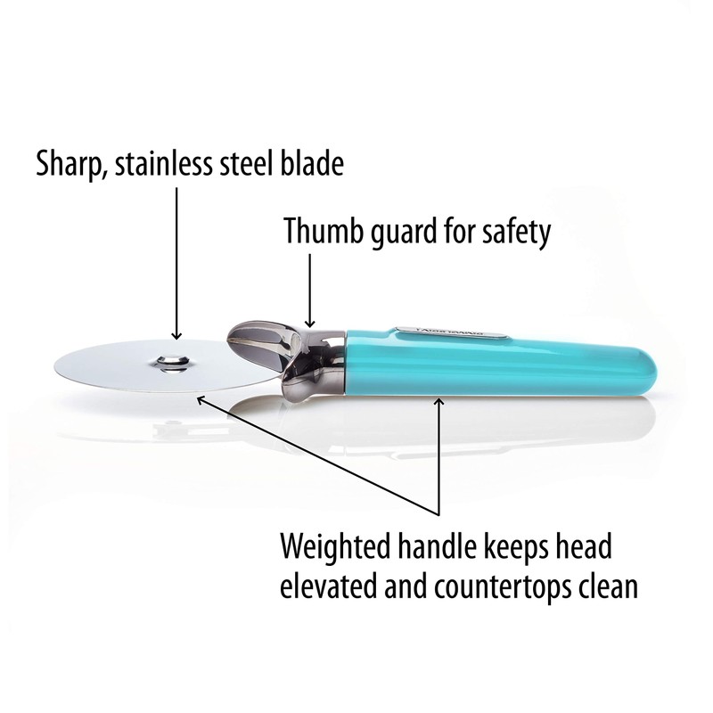 Farberware Pro Stainless Steel Pizza Cutter with Thick Blade to
