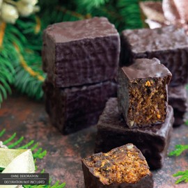 Hallingers Gingerbread Rush Rum Plum - 6 Juicy Gingerbread Cubes Handmade (Bag) - Advent Calendar Novelties & Advent Calendar Filling | Thank You New Year's Eve New Home Recovery
