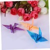 Gadpiparty 100pcs Iridescent Square Folding Paper Craft Paper Colors for