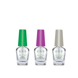 SNS Nails Dipping Powder Liquid Set of 3 (0.5oz) - Gel Base, Gelous Base, Sealer Dry